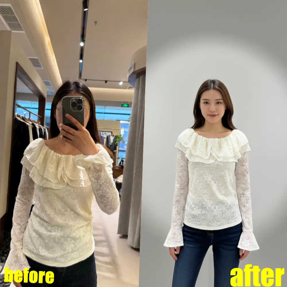 Resale marketplace product photo optimized with AI photo editor